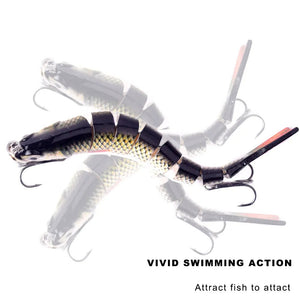 Fishing Lures - Multi Jointed Sinking Wobblers for Minnow Trout