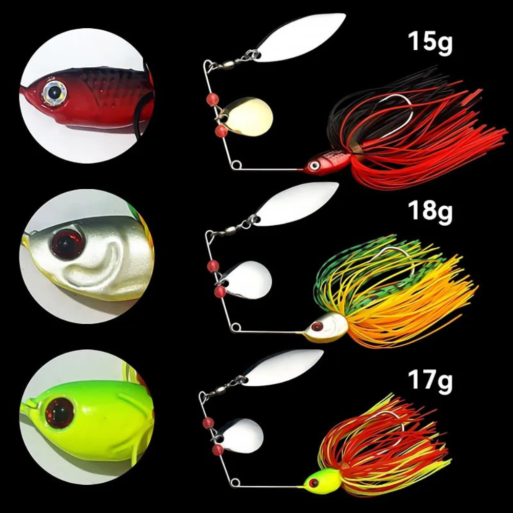 Fishing Lures - Metal Wire Spinner Bait