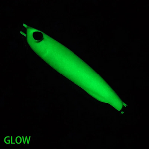 Fishing Lures - luminous glow metal sea bass mackerel