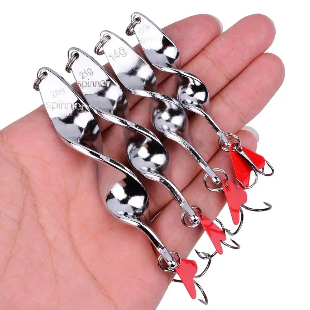 Fishing Lures -Rotating Metal Spinner Spoon