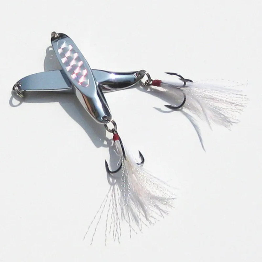 Fishing Lures - Artificial Laser Beveled Sequins Sequined Gold Silver Spoon Lure Fishing