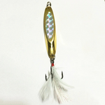 Fishing Lures - Artificial Laser Beveled Sequins Sequined Gold Silver Spoon Lure Fishing