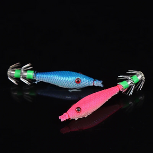 Fishing Lures - Tackle  Squid Jigs with  Hook Soft Fishing Squid