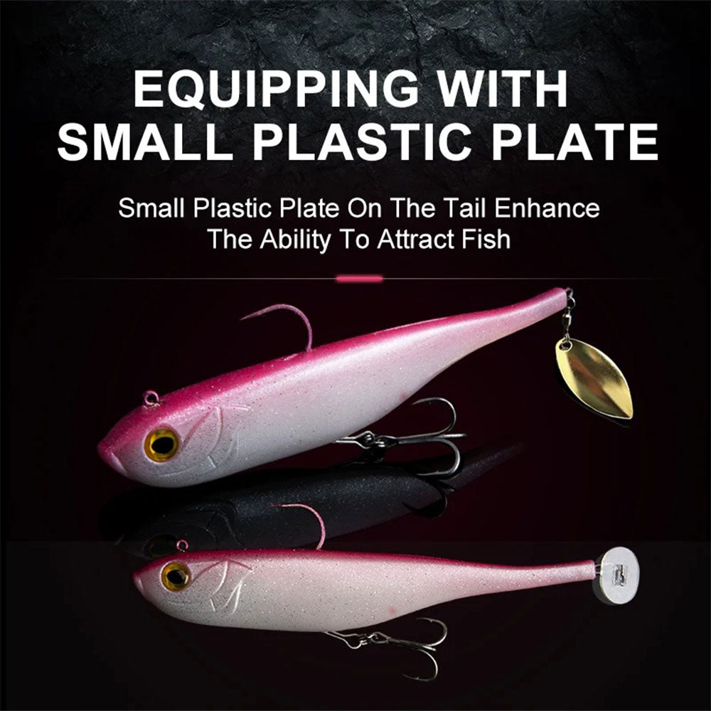 Fishing Lures - Soft Bait with Spoon for Minnow Trout