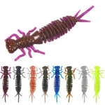 Fishing Lures - Worm Larva Soft Lures - Artificial Plastics Silicone Bait Swimbait Jigging Wobblers Bass Carp Pesca Fishing Tackle