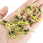 Fishing Lures -Luminous Shrimp Silicone Artificial Bait Simulation Soft Prawn