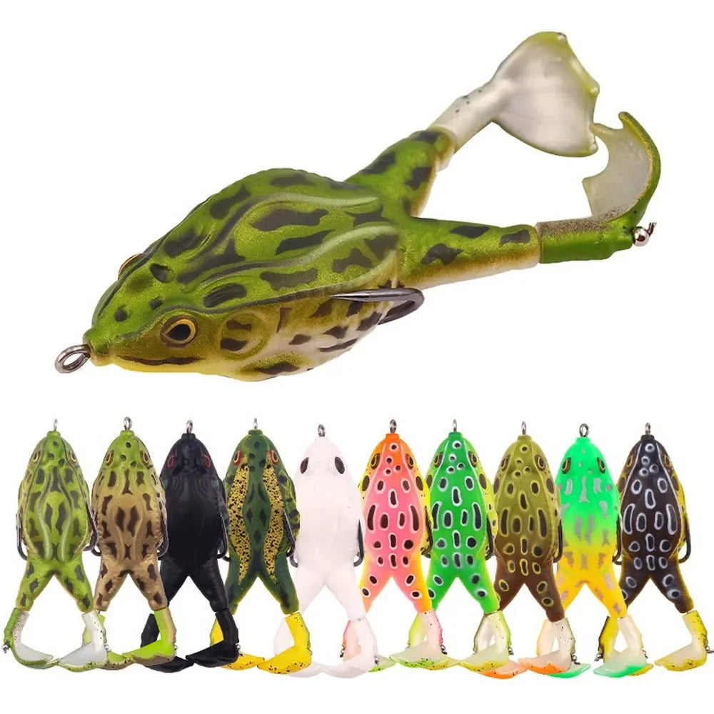 Fishing Lures - Frog Lure Double Propeller Legs Silicone Soft Baits