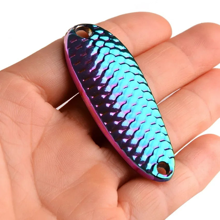 Fishing Lures - Colorful Fishing Lures Wobbler Spinner Bait Spoon Artificial Bass