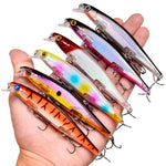 Fishing Lures - Floating Wobbler Minnow Laser Fishing lur -  Hard Bait Bass Lure Plastic Fish Fishing Tackle