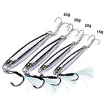 Fishing Lures - Metal Jig Bait Sinking Far Casting Jigging Bait Spoon Spinnerbait For Fishing