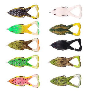 Fishing Lures - Frog Lure Double Propeller Legs Silicone Soft Baits