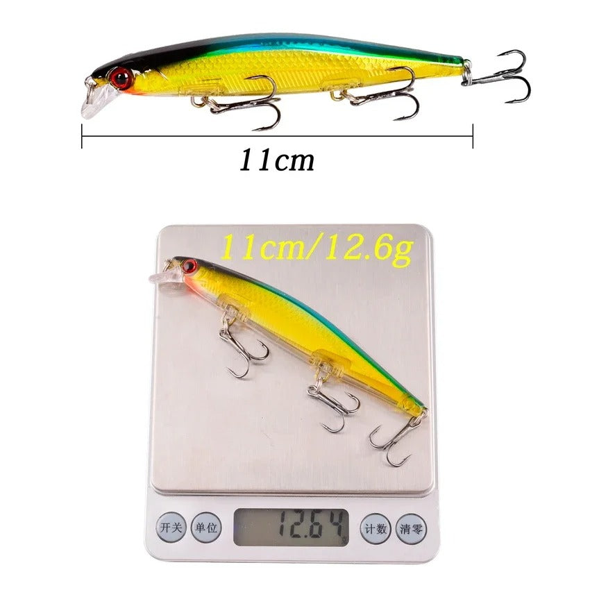 Fishing Lures - Floating Wobbler Minnow Laser Fishing lur -  Hard Bait Bass Lure Plastic Fish Fishing Tackle