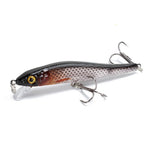 Fishing Lures - Minnow Fishing Lure 3D Eyes - Crankbait Wobblers Artificial Hard Bait Bass