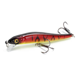 Fishing Lures - Minnow Fishing Lure 3D Eyes - Crankbait Wobblers Artificial Hard Bait Bass