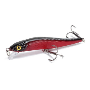 Fishing Lures - Minnow Fishing Lure 3D Eyes - Crankbait Wobblers Artificial Hard Bait Bass