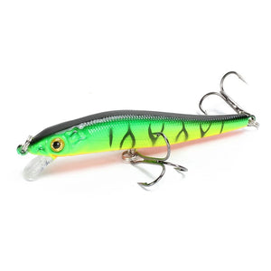 Fishing Lures - Minnow Fishing Lure 3D Eyes - Crankbait Wobblers Artificial Hard Bait Bass