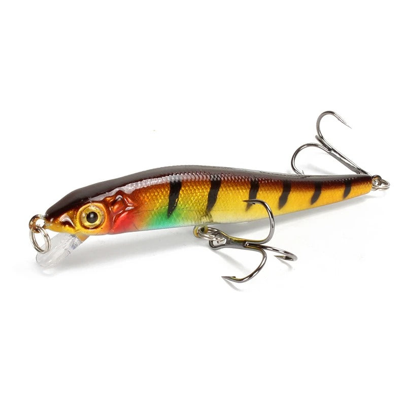 Fishing Lures - Minnow Fishing Lure 3D Eyes - Crankbait Wobblers Artificial Hard Bait Bass