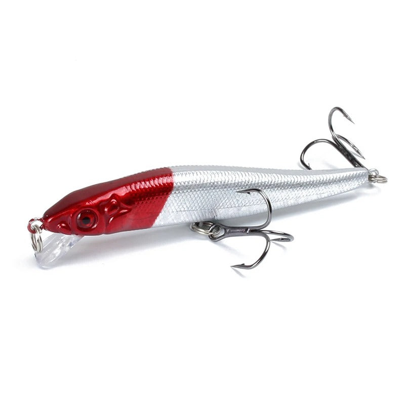 Fishing Lures - Minnow Fishing Lure 3D Eyes - Crankbait Wobblers Artificial Hard Bait Bass