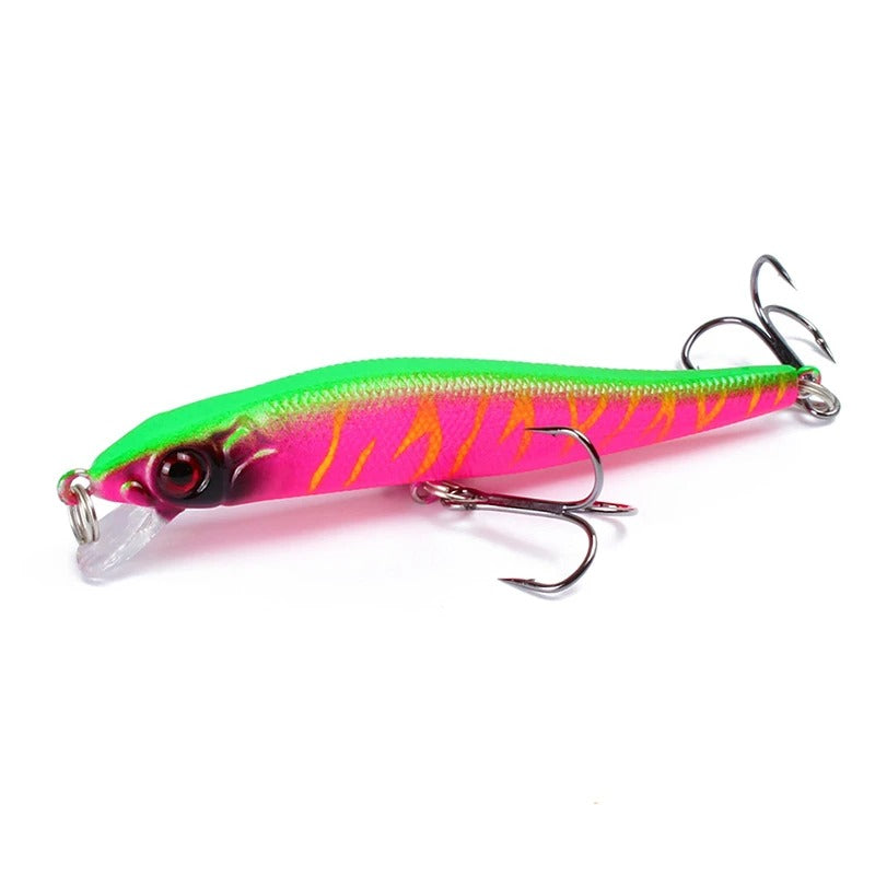 Fishing Lures - Minnow Fishing Lure 3D Eyes - Crankbait Wobblers Artificial Hard Bait Bass