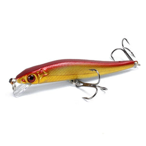 Fishing Lures - Minnow Fishing Lure 3D Eyes - Crankbait Wobblers Artificial Hard Bait Bass