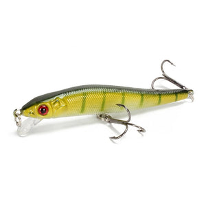 Fishing Lures - Minnow Fishing Lure 3D Eyes - Crankbait Wobblers Artificial Hard Bait Bass