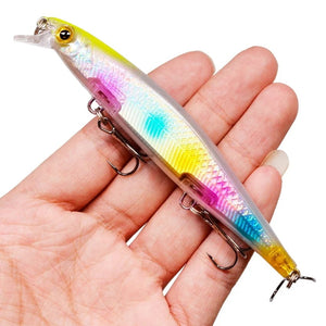 Fishing Lures - Floating Wobbler Minnow Laser Fishing lur -  Hard Bait Bass Lure Plastic Fish Fishing Tackle