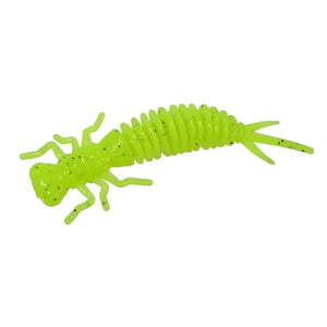 Fishing Lures - Worm Larva Soft Lures - Artificial Plastics Silicone Bait Swimbait Jigging Wobblers Bass Carp Pesca Fishing Tackle