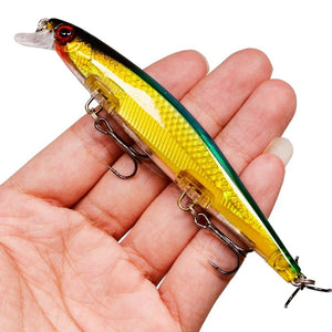 Fishing Lures - Floating Wobbler Minnow Laser Fishing lur -  Hard Bait Bass Lure Plastic Fish Fishing Tackle