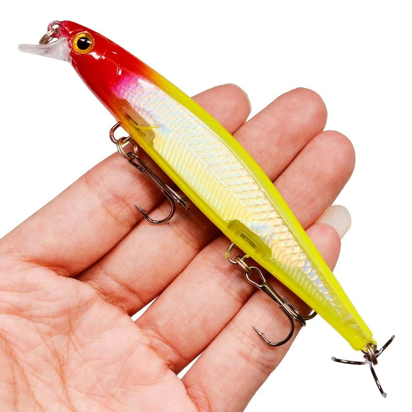 Fishing Lures - Floating Wobbler Minnow Laser Fishing lur -  Hard Bait Bass Lure Plastic Fish Fishing Tackle